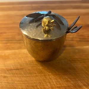 Michael Aram sugar pot and spoon set